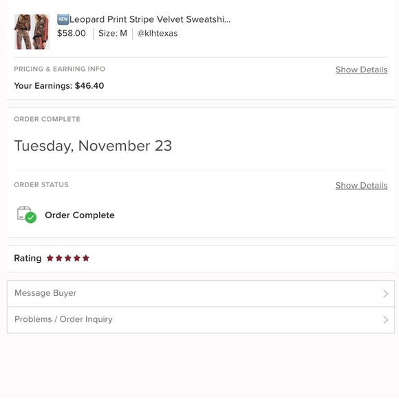 🆕Leopard Print Velvet Sweater Red Brown & Black - Picture 16 of 16